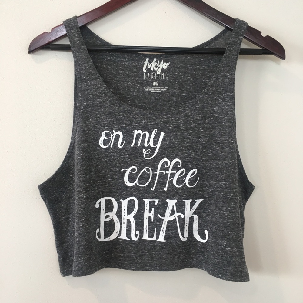 Tokyo Darling Crop Top On My Coffee Break